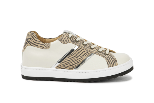 Ava - 7040.2.444 Leather Off-White/Zebra Beige Combi