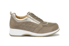 7042.3.554.2 Leather Taupe/Gold Combi