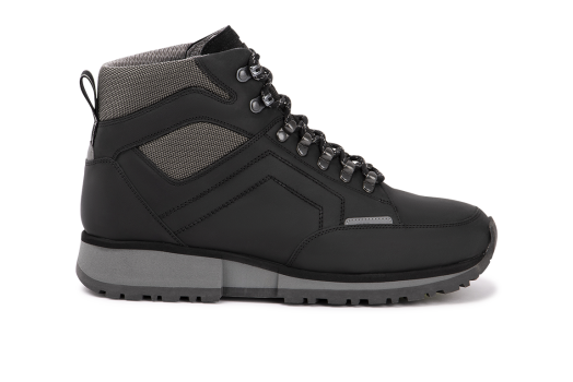 Sierra Man - 7729.0.000 Water Resistant Leather Black/Grey Combi