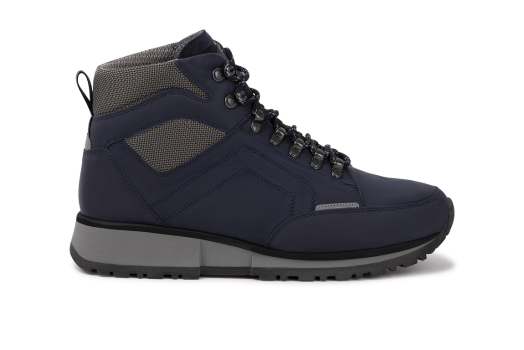 Sierra Man - 7729.0.220 Water Resistant Leather Navy/Grey Combi