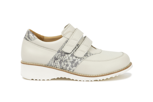 Marianne - 7117.2.444 Leather Off-White/Lizzard Silver Combi