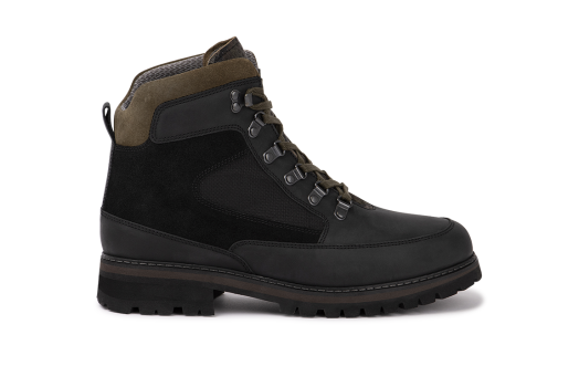 Andes - 7243.0.070 Water Resistant Leather Black/Olive Combi