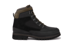 7243.0.070 Water Resistant Leather Black/Olive Combi