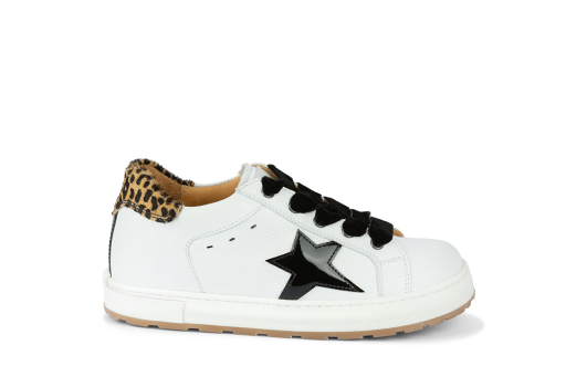 Ella - 420121.101 Grain Leather White/Patent Black Combi