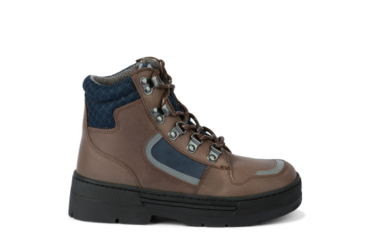 Finley - 531689.382 Water Resistant Leather Brown/Navy Combi